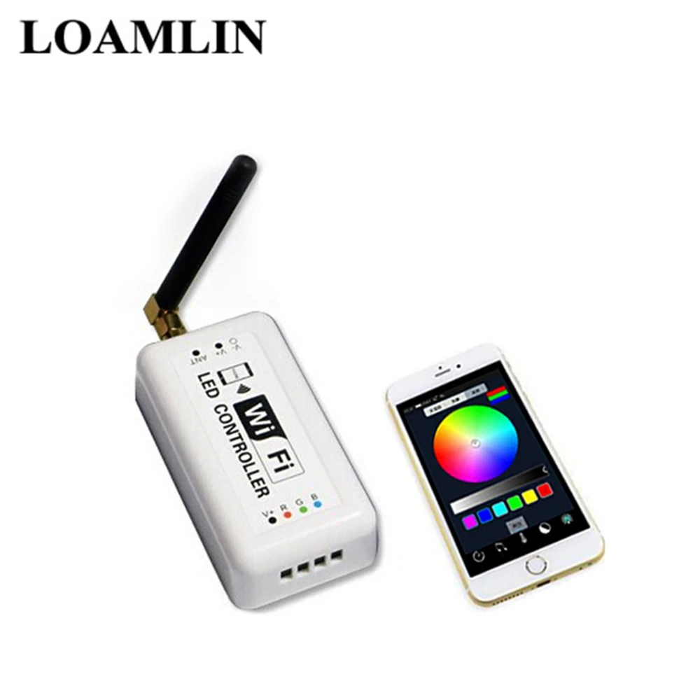 Светодиодный контроллер RGB Wi-Fi музыкальный Wifi370 светодиодный для Iphone Android 2 3