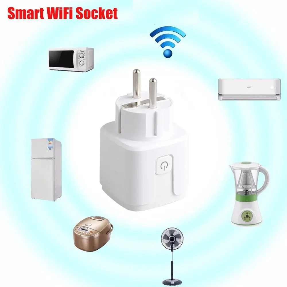 Новинка умная розетка европейского стандарта с Wi Fi переключателем