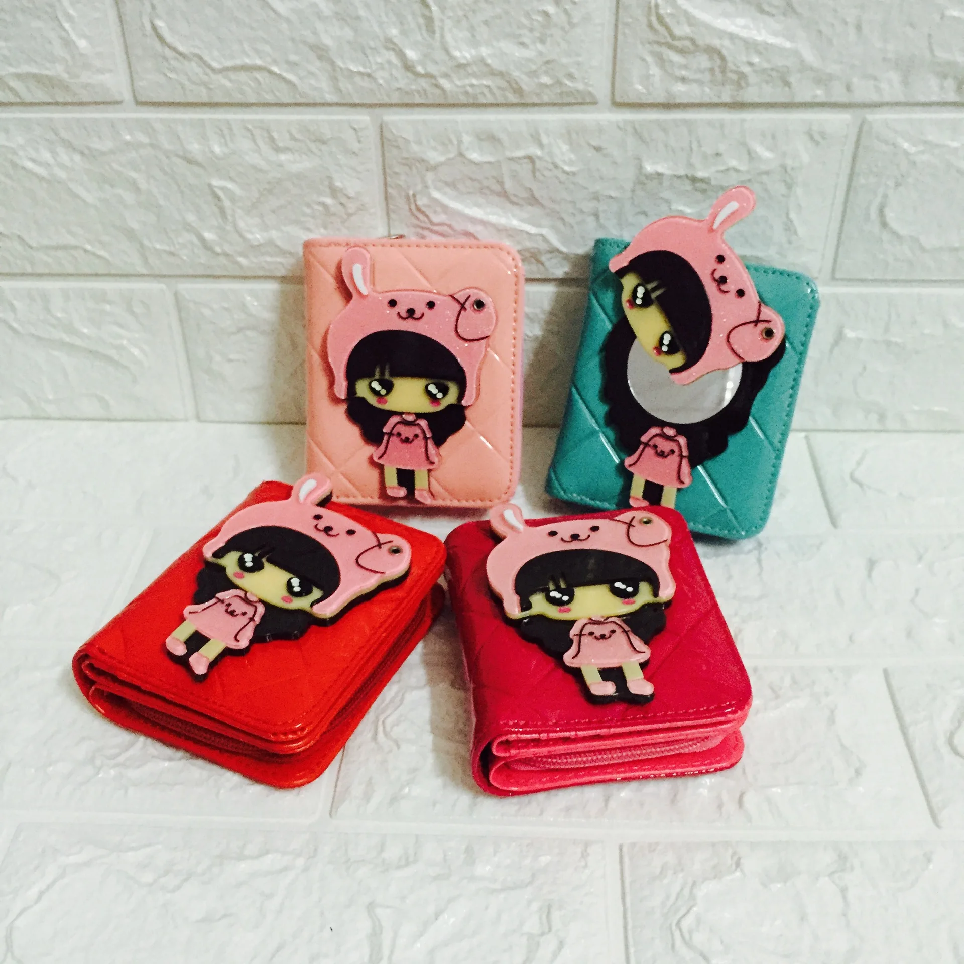 Дизайнерские кошельки от известного бренда Hello Kitty женский кожаный мини кошелек