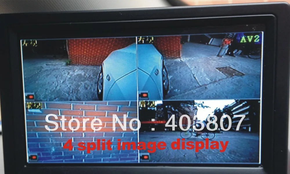 Камера с полным покрытием и углом обзора камера заднего вида датчик парковки DVR PVV