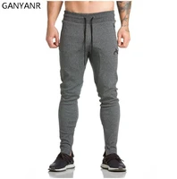 ganyanr running pants men sport leggings basketball training fitness jogging gym athletic football sweatpants elastic workout