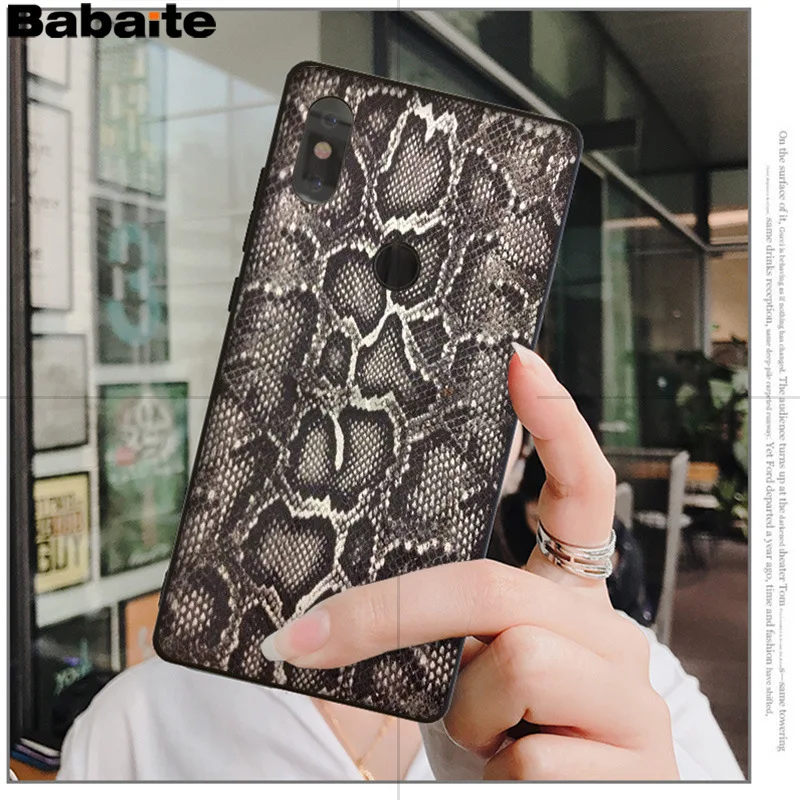 Babaite Змеиная Кожа Искусство DIY печать рисунок чехол для телефона для xiaomi mi 6 8 se A1 A2 Lite mi 5 mi 8Lite mi 9SE mi x2 2S Max2 3