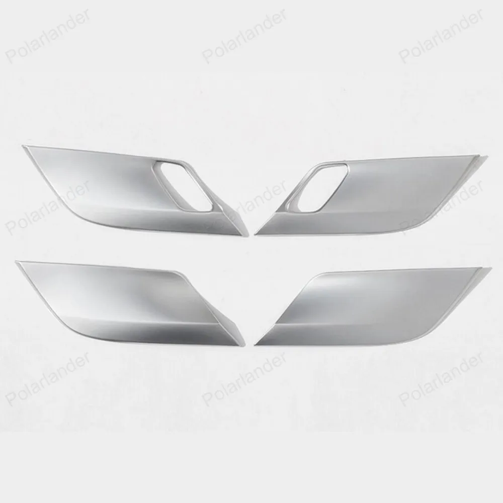 4 шт./лот для BMW X5 X6 F15 F16 2014 2015 2016 машинное внутреннее литье ABS хромированная