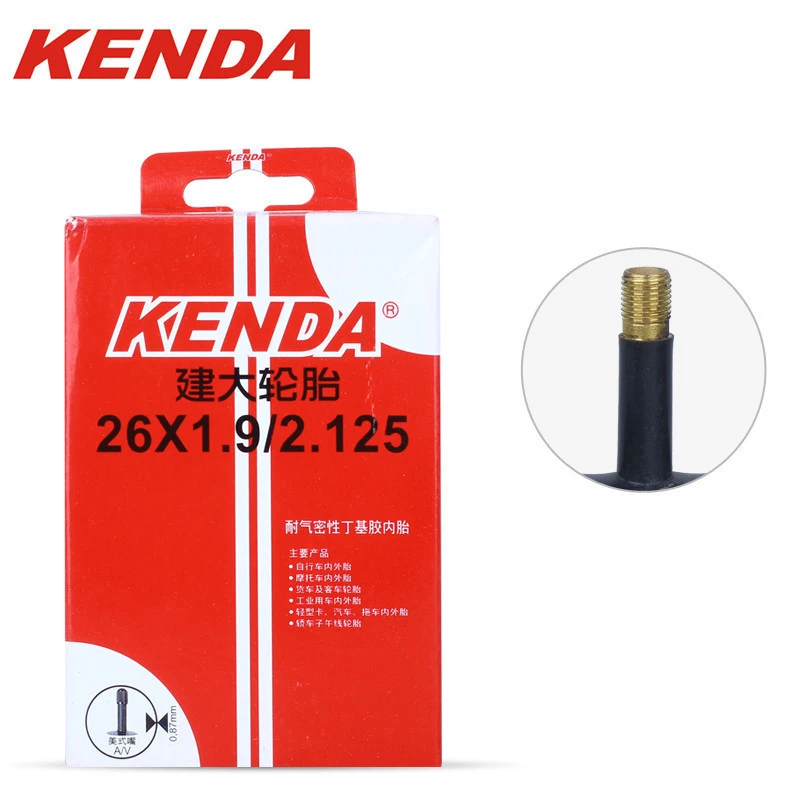 KENDA внутренняя трубка 26 камера 26*1,9-2,125 Schrader Presta велосипедная внутренняя трубка 26er горный велосипед трубы шины chambre air 191g