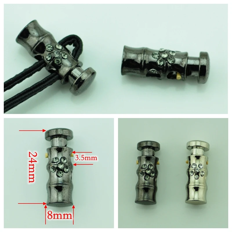 2 шт./лот шубы металлические пробки Швейные аксессуары для поделок шитья шнурок