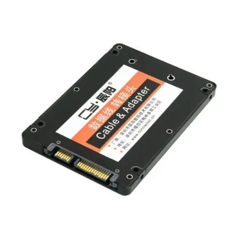 Фото Cablecc Chenyang Mini PCI-E mSATA SSD на 2 5 &quotSATA Корпус жесткого диска конвертер адаптер черный