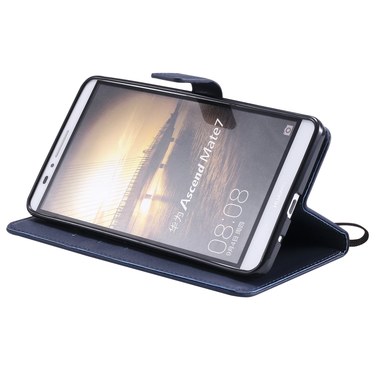 Флип-чехол для Huawei Ascend Mate 7 MT7-TL00 MT7-TL10 чехол телефона кожаный MT7 TL00 TL10 L09 Funda - купить