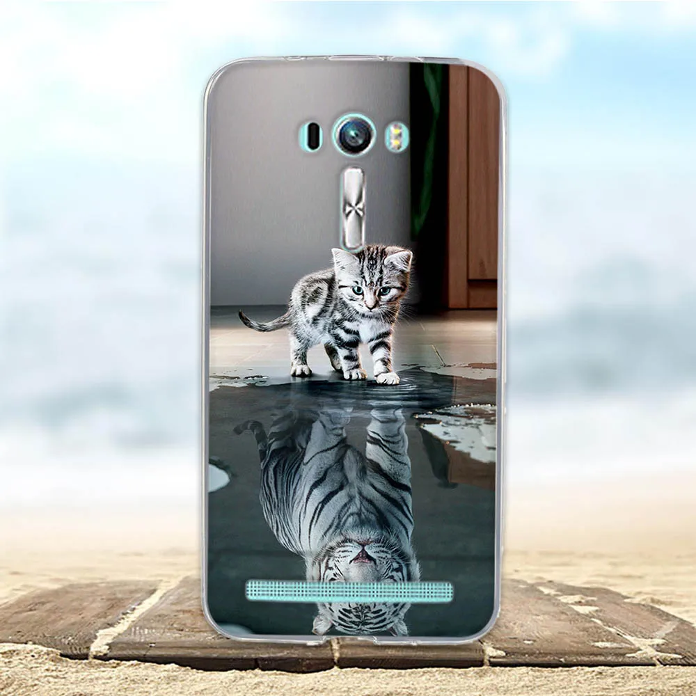 Чехол для Asus ZenFone 2 Laser ZE550KL Ультратонкий Мягкий силиконовый чехол из ТПУ zenfone Ze551kl