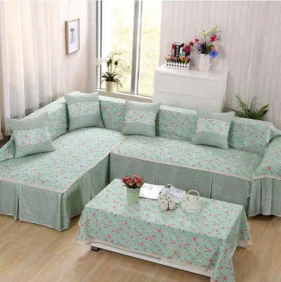 Sofa cover full package everything set combination cloth art sofa the back of a chair towel hand | Дом и сад