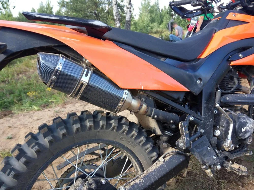 Универсальный мотоцикл выхлопной Dirt Bike Escape изменение выхлопных газов для KTM 250 300 350 400 450 SX/XC/EXC/XCW/SXF/XCF/EXC-F