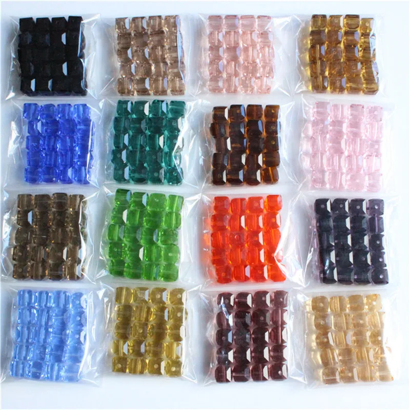 ZHUBI Wholesale Crystal China Jewelry Glass Square Beads 2/3/4/6/8/10mm Crafts Material Supplier DIY Making Accessories Bracelet | Украшения