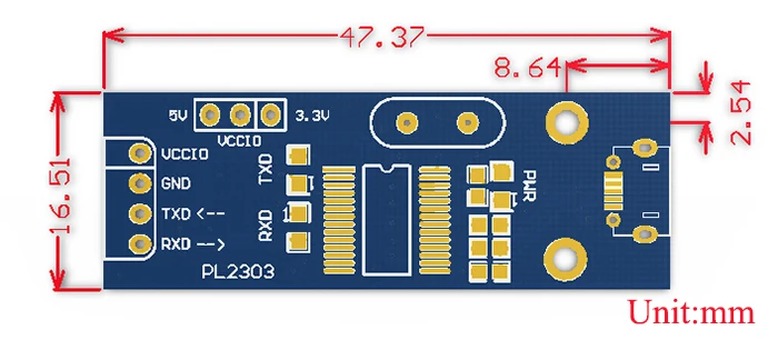 PL2303 USB UART Board (micro) к micro коннектор PL2303TA на борту поддерживает windows 10/XP/7/8/8 1 |