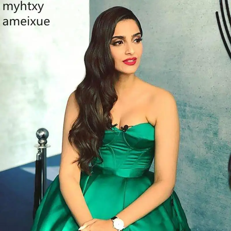 Saudi Arabic Women Green Long Evening Dresses 2021 Simple Elegant Sweetheart Ankle Length Formal Party Dresss New Robe De Soiree | Свадьбы и