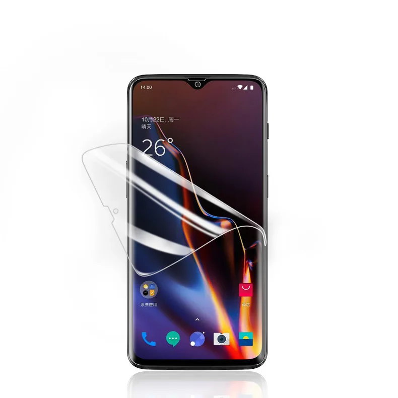 EXUNTON 3 шт для Oneplus 6 6T 5T 3T 3D полное покрытие ультратонкая Супер Прозрачная мягкая