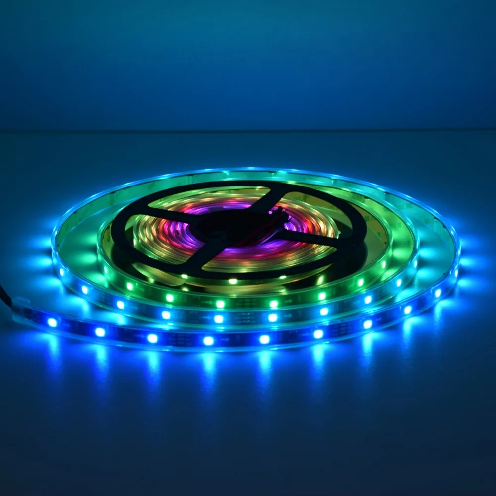 UCS1903 DVI/SPI Адресуемая светодиодная Пиксельная полоса света DC12V полноцветная RGB 30