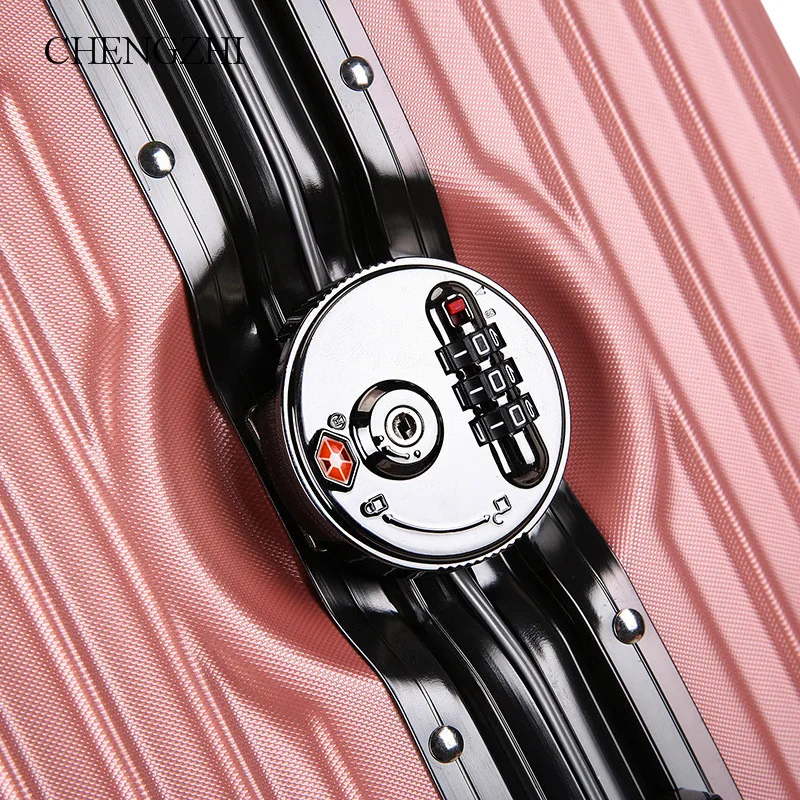 

CHENGZHI fashion high quality 20"22"24"26 inch PC Luggage Spinner travel suitcase on wheels