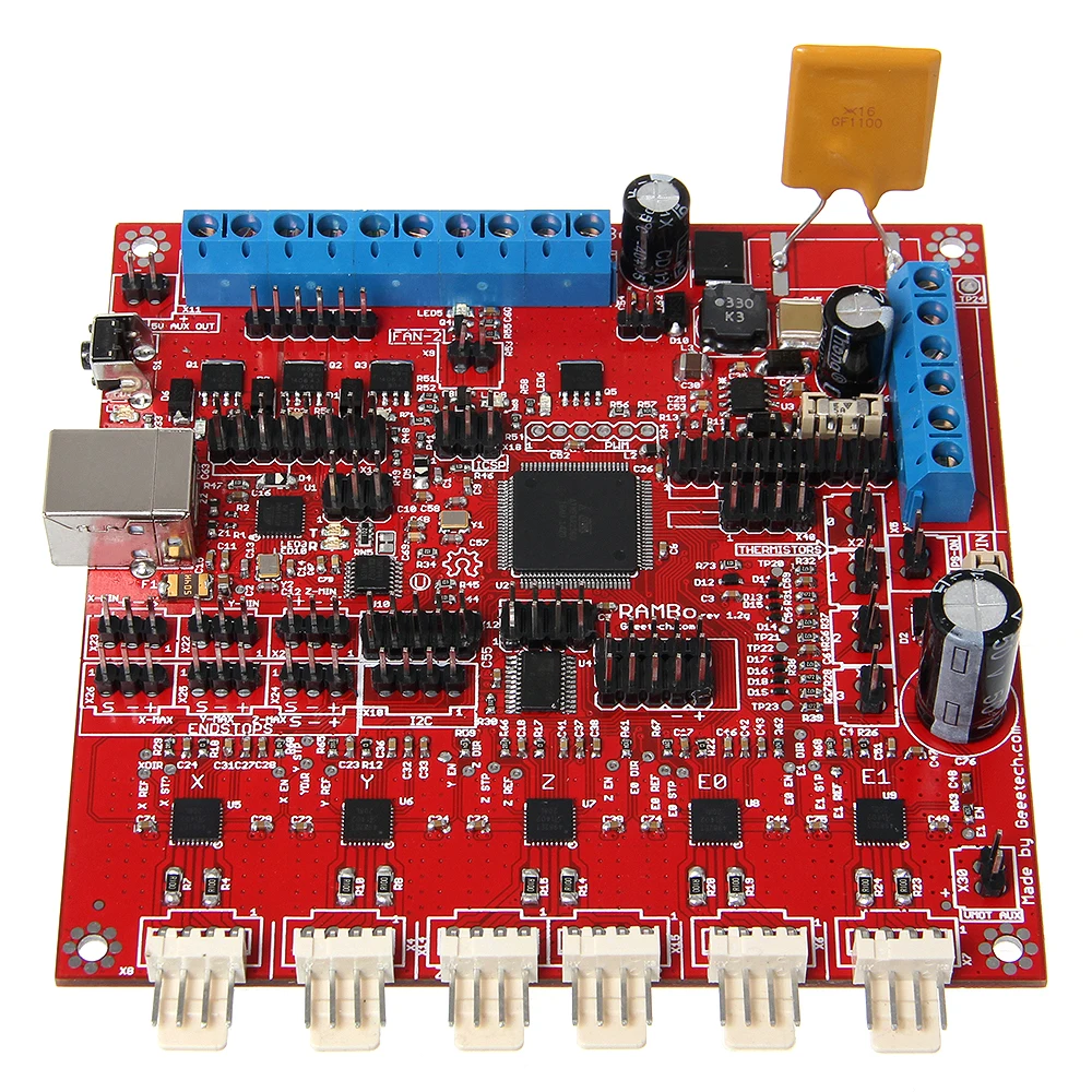 Наборы 3D-принтеров Geeetech Rambo 1 2G плата управления совместимая с Arduino бесплатная