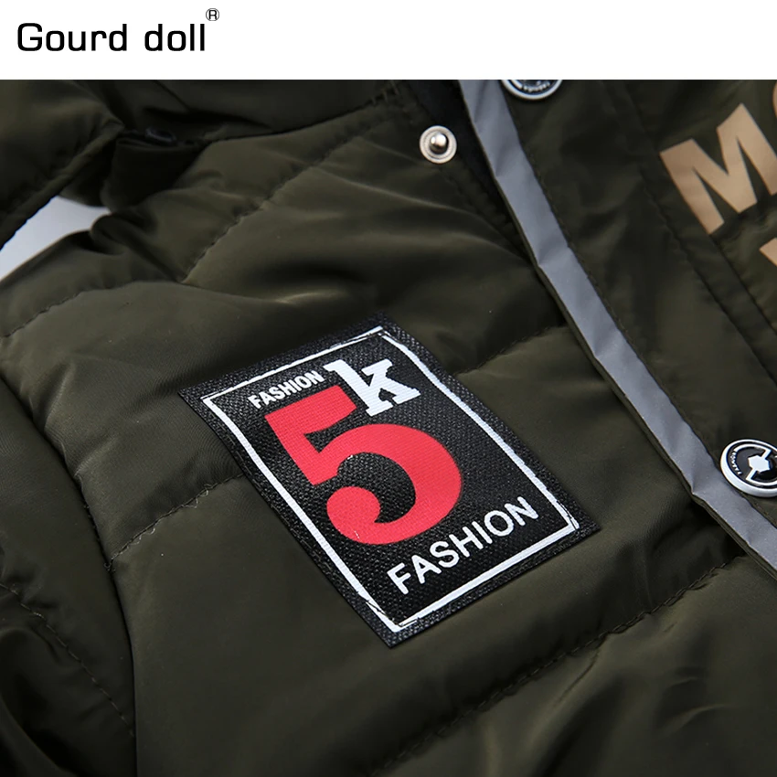 Новинка 2017 года зимние куртки и пальто для мальчиков детская куртка с капюшоном