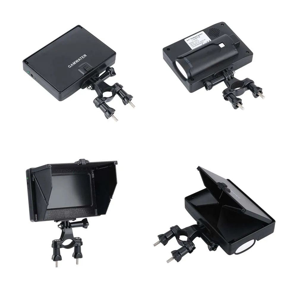 Цена Подводная камера для рыбалки, 15 м, 1000 ТВЛ, 4,3 дюйма, 10 шт., светодиодный, ночное видение, 160 градусов, морская камера