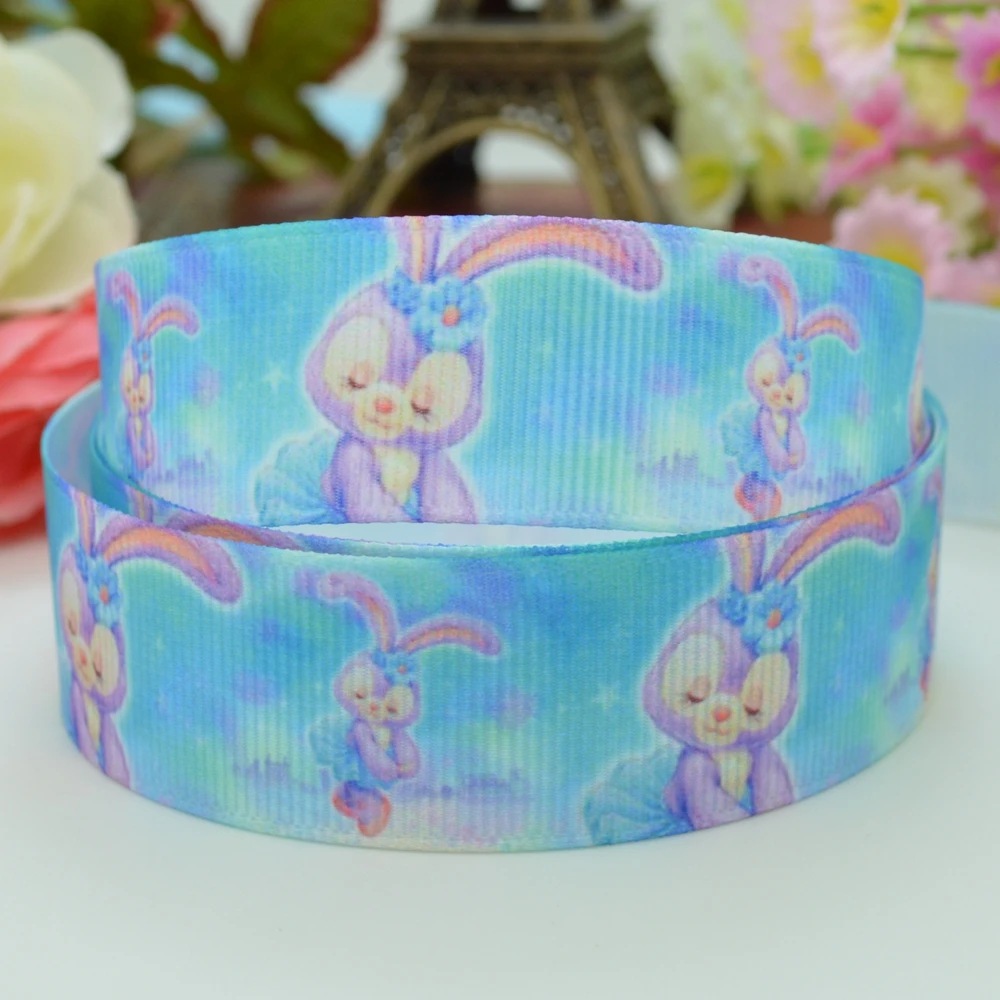 DUWES 7/8 &quot22 мм Медведь Стелла Лу Печать grosgrain лента бант для волос украшение