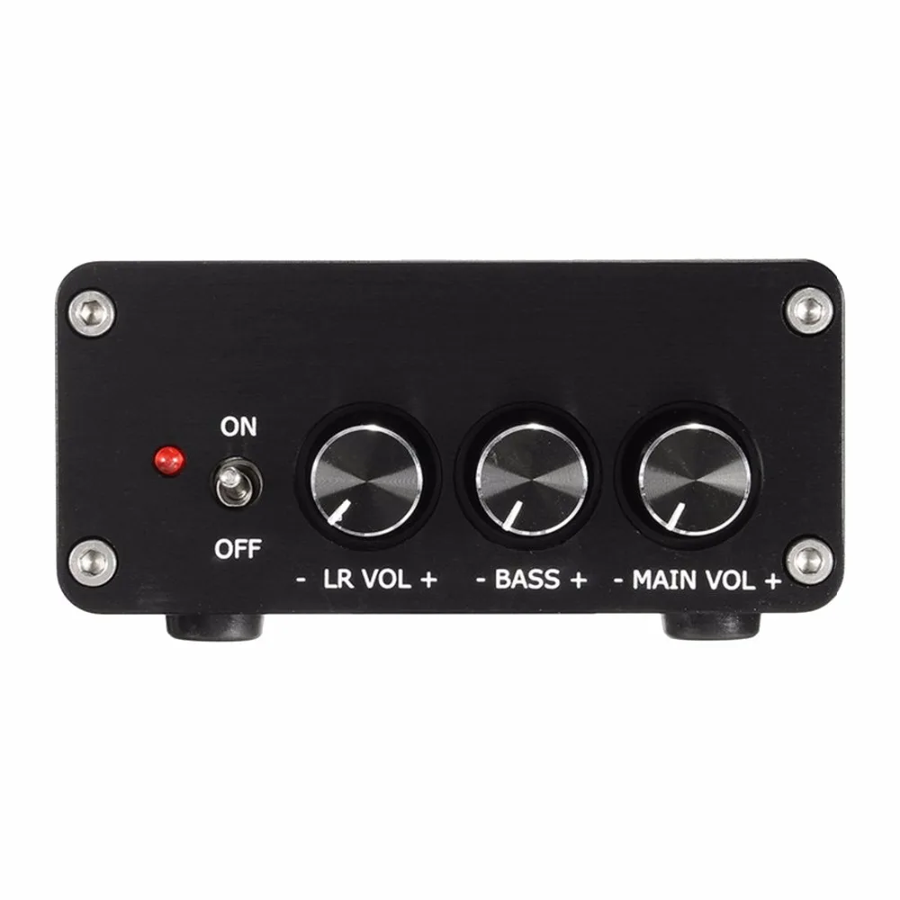 Плата цифрового усилителя TPA3116 Mini 2X50W + 100W 2 1 CRS 4 0 Bluetooth Класс D черный DC18V к