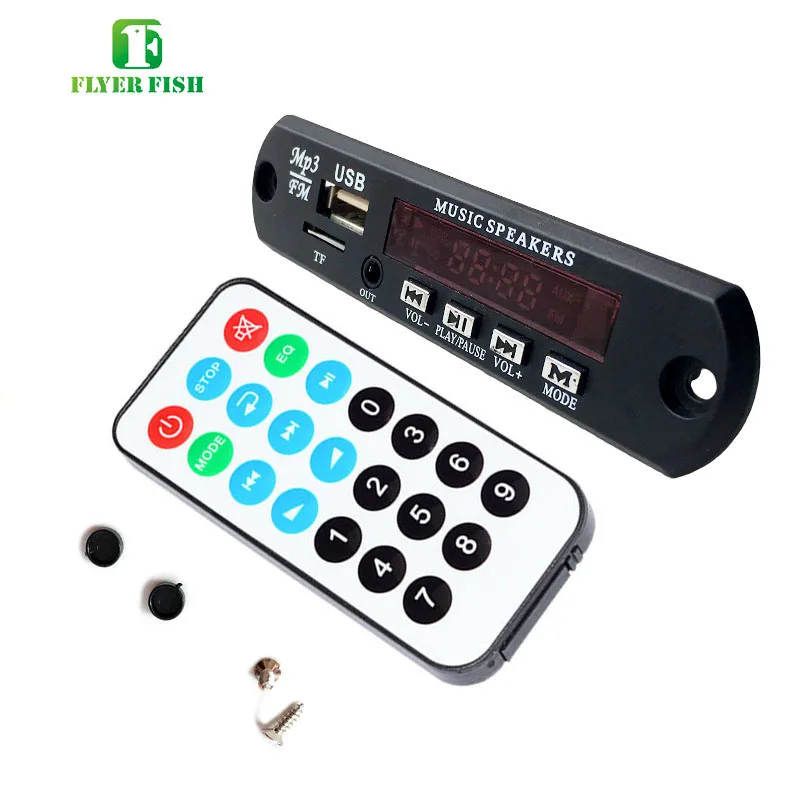 Плата модуля аудио MP3 декодера с Bluetooth 4 2 ЦАП APE WMA WAV FLA декодирование USB звук FM 3 5 мм