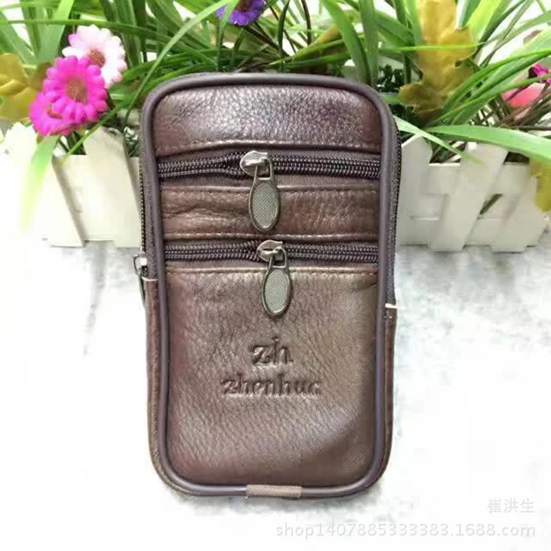 Поясная Сумка besi GORO Мужская винтажная водонепроницаемая из коровьей