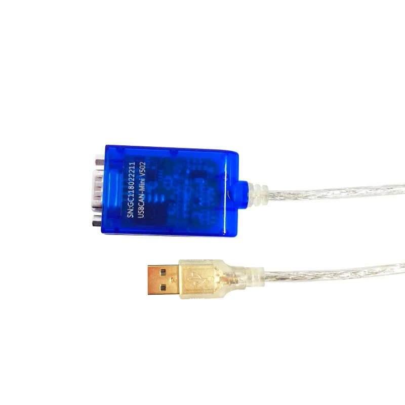 USBCAN-MINI Размер DB9 интерфейс CAN-Bus анализатор связи инструмент отладки