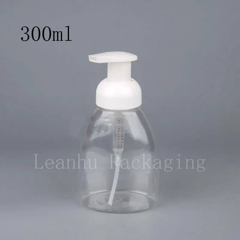 

Сцепляющийся пенообразующий мусс 300 мл, прозрачные бутылки из пузырьков, бутылка для взбитого мусса, оптовая продажа, 20 шт./лот