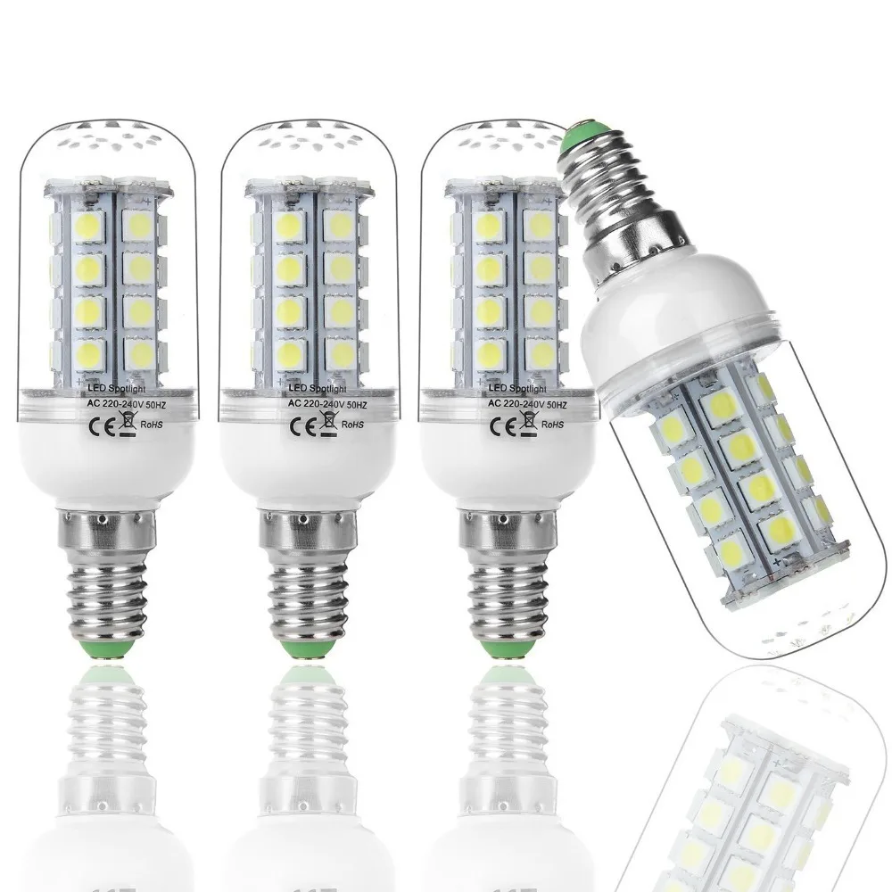 E14 36 * 5050SMD 220V 6W ampoule светодиодный прожектор led lampe Blanc Froid (5 W) кукурузный свет e14