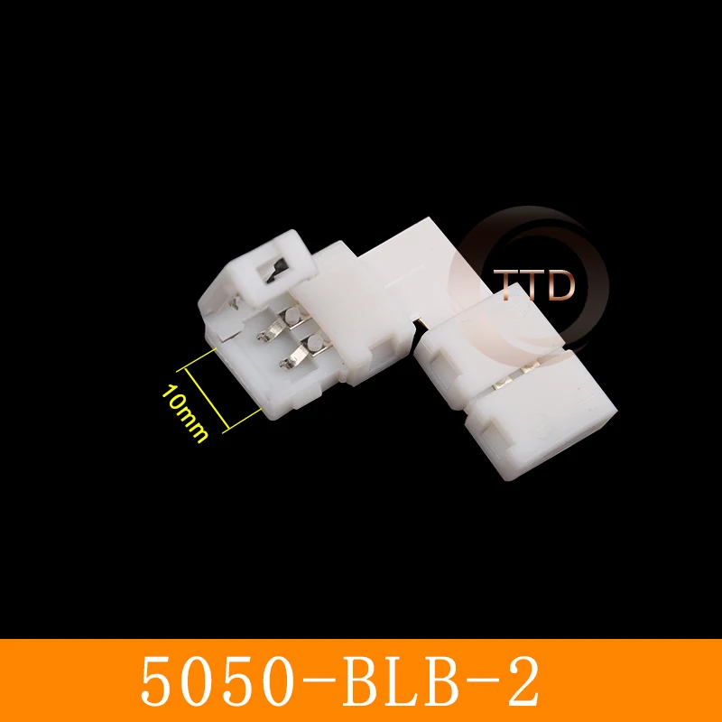 Бесплатная доставка 5 шт. пайки L Форма 90 градусов угловых соединителей rgb 4