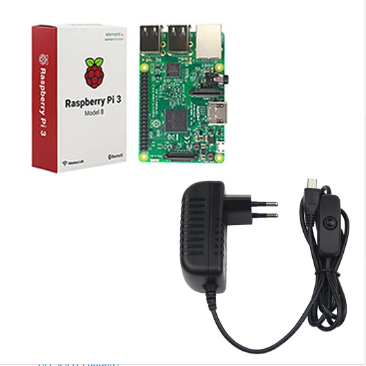 Комплект 1 Комплект Raspberry Pi 3 Model B 5V2. 5A блок питания с переключателем+ sd-карта 16G+ корпус ABS+ вентилятор охлаждения+ радиатор+ кабель HDMI+ камера 5 Мп - Комплект: Комплект 1