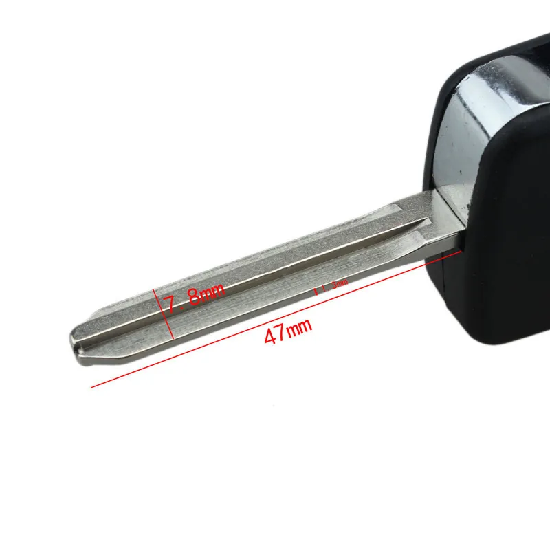 Новый стиль складной флип 2 кнопки дистанционного ключа оболочки для Toyota RAV4 Avalon