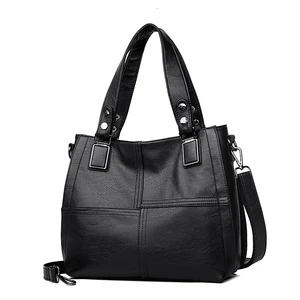 Brand 100% Genuine Leather Tote Bags Women Large Female Big Shoulder Bag Ladies Luxury Handbags Women Bags Designer sacGray M150