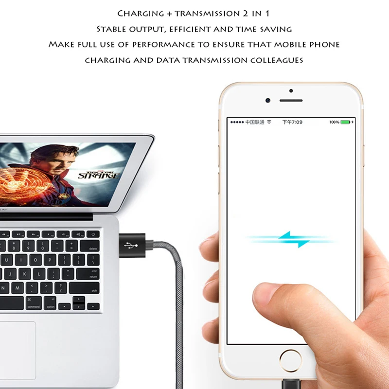 USB Type C кабель для быстрой зарядки передачи данных высокого качества мобильного