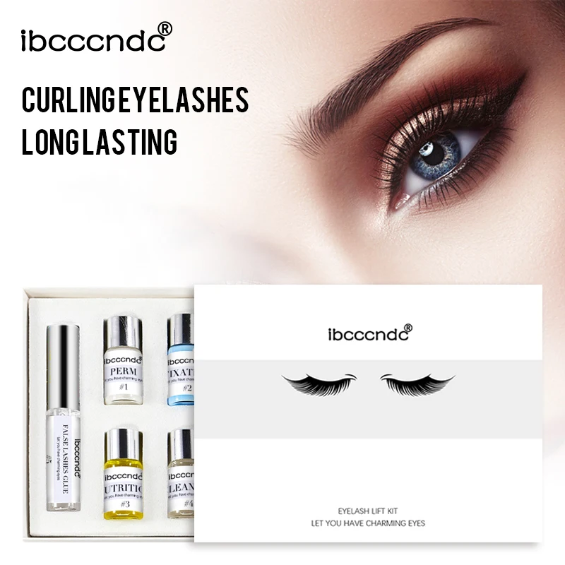 Dropshipping Eyelash Perming Kit Professional Lashes Growth for eyelash perm with Rods Glue Nutritious Curling Tools TSLM1 | Красота и