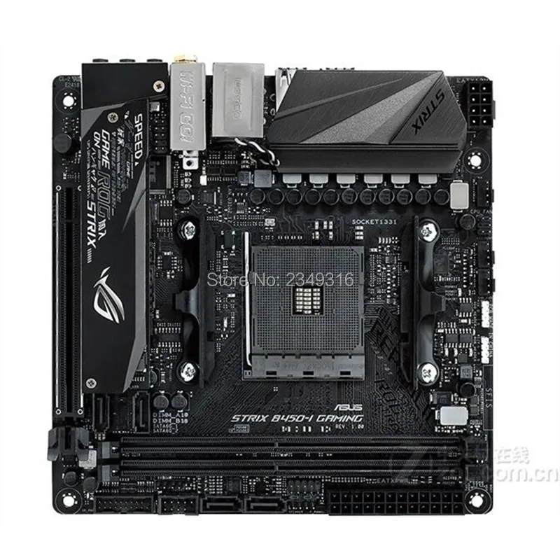 Для ASUS ROG strix B450-I игр используется Оригинальное гнездо для материнской платы AM4 DDR4 B450 MINI-ITX ITX HTPC материнская плата