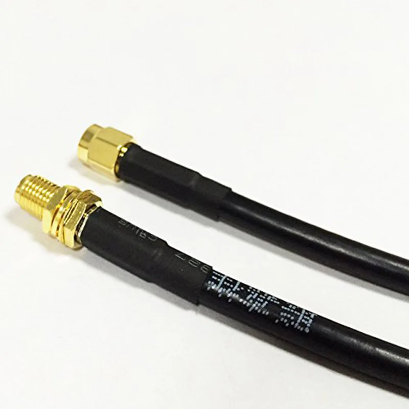 ALLISHOP RG58 SMA Штекерный RP-SMA разъем WIFI Внешний удлинитель 5 м Новое поступление