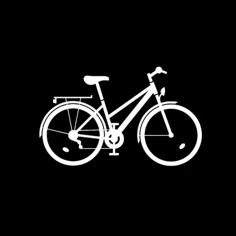 

15CM*9.2CM Fashion Decor Bike Car Sticker Vinyl Black/Silver S9-0249