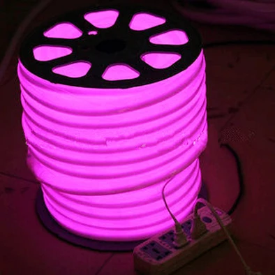 110 в зеленый светодиодный неоновый гибкий Канатный свет сделано Китае завод 80led/m