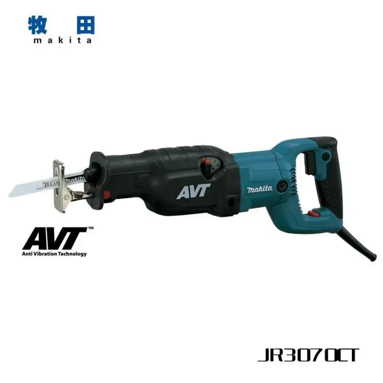 Makita Сабельная пила, JR3070CT электрическое ножовочное полотно, бытовой и деревообрабатывающий станок для резки металла