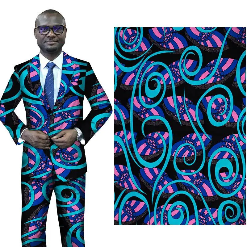 nlue star 2019 New National Wind Cotton Calico Fixture Fabric Geometric Wholesale 100% african wax fabric | Дом и сад