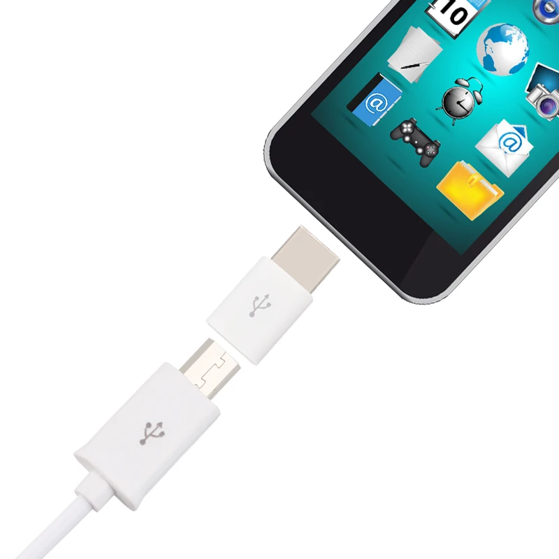 2019 горячий микро USB для Type-C Type C адаптер синхронизации зарядки TypeC разъем ABS