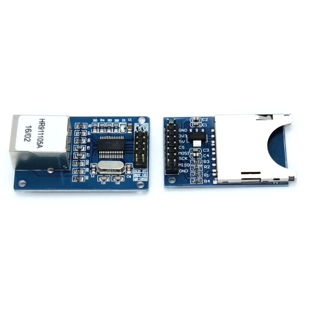 Сетевой модуль ENC28J60 Ethernet LAN схема для Arduino 51 AVR LPC + sd карты слот считыватель гнезд ARM