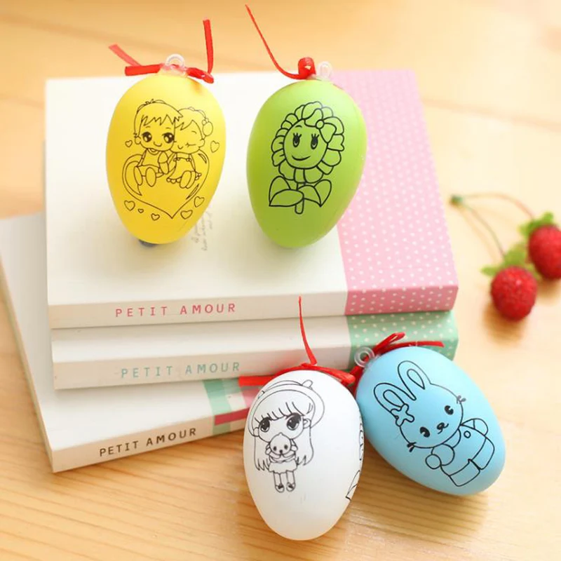 Новинка 2019 пасхальные яйца детские ручная работа сделай сам мультяшная цветная