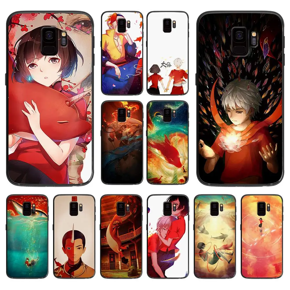 Мягкий чехол для телефона Big Fish & Begonia Samsung Galaxy S6 S7 S8 S9 S10e Plus Note 8 9|Чехлы-накладки| |