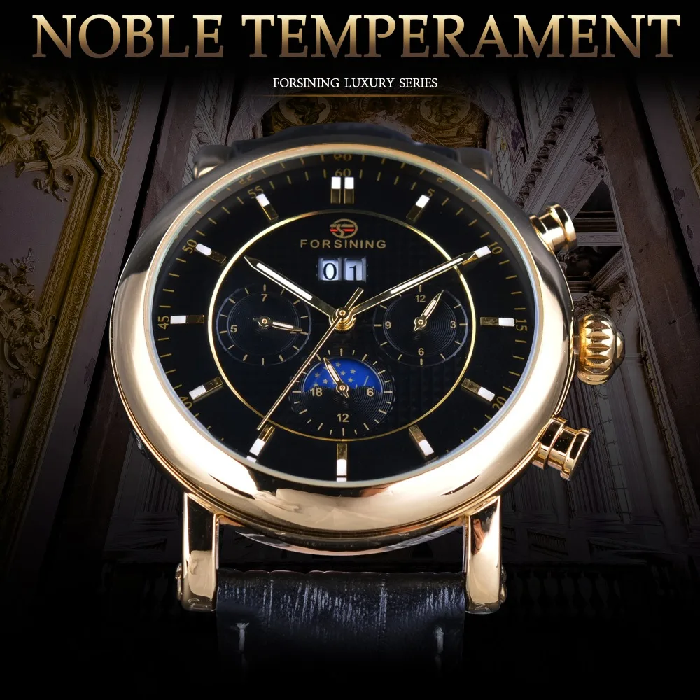 Мужские механические часы с календарем и скрытым циферблатом|luxury brand|luxury qualityluxury