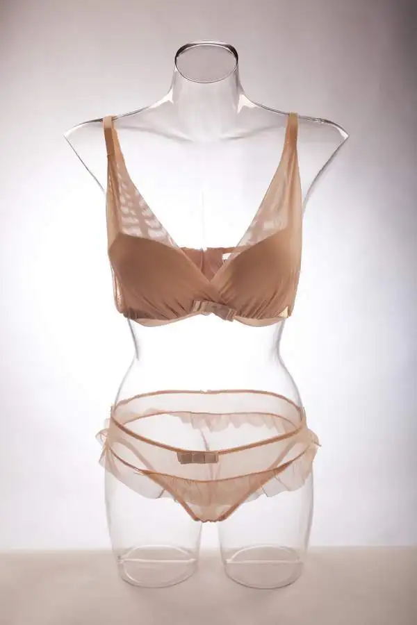 Бесплатная доставка! Высококачественный женский прозрачный манекен торс