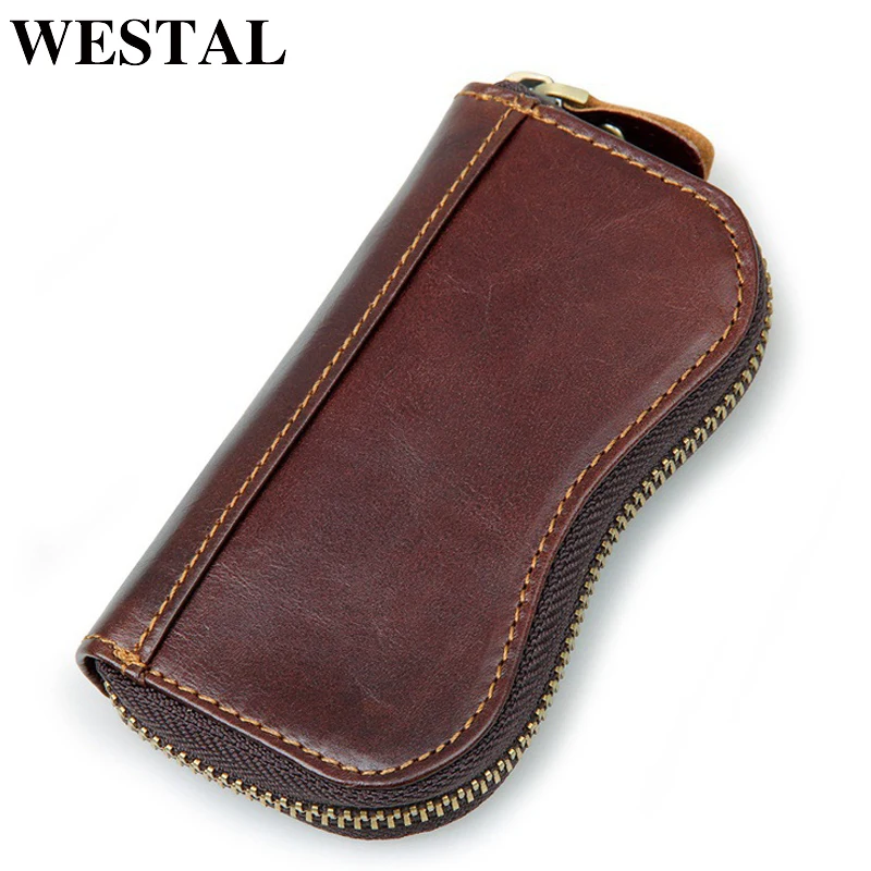 Держатель для ключей WESTAL Piano Design 6 колец из натуральной кожи мужская сумка