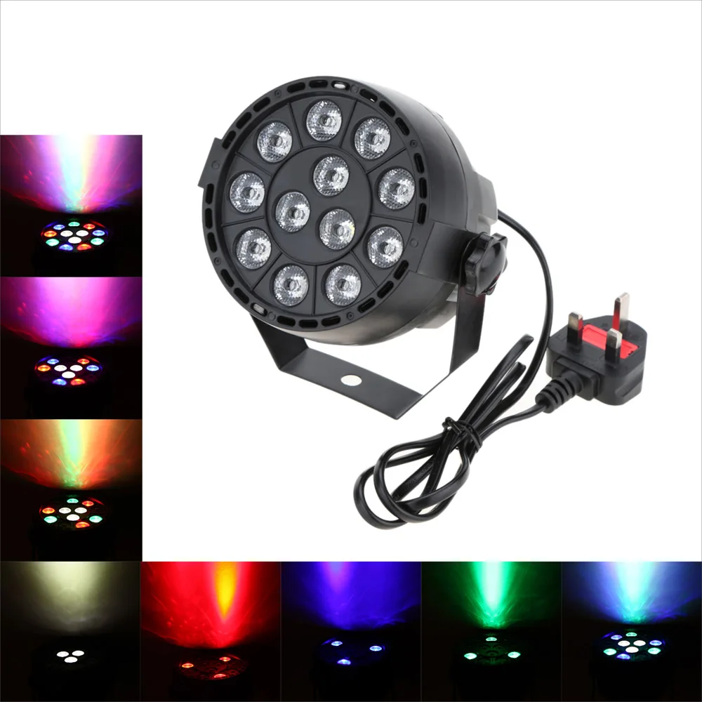 Прожектор dmx 8 каналов AC90-240V 15 Вт DMX-512 RGBW светодиодный высокомощный сценический мигающий свет освещение стробоскоп профессиональные вечерние дискотеки